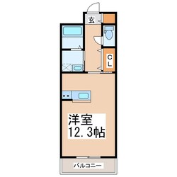 HYATT西子飼の物件間取画像